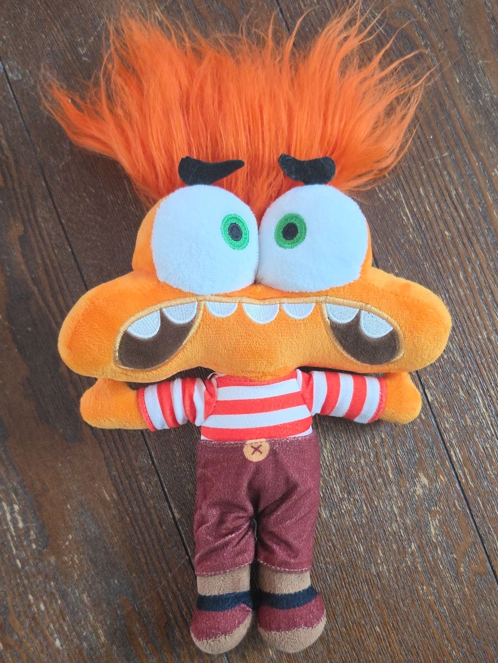 Inside Out 2 Anxiety Plush Stuffed Toy Orange 15 Inch Just Play